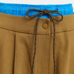 Guilt Double Waist Pants in Walnut