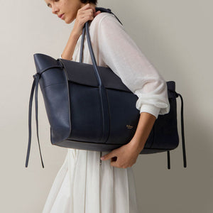 MULBERRY Soft Bayswater in Night Sky Heavy Grain