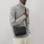 Small Farringdon Messenger Bag in Black