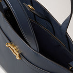 Pimlico Tote High Gloss Leather in Night Sky