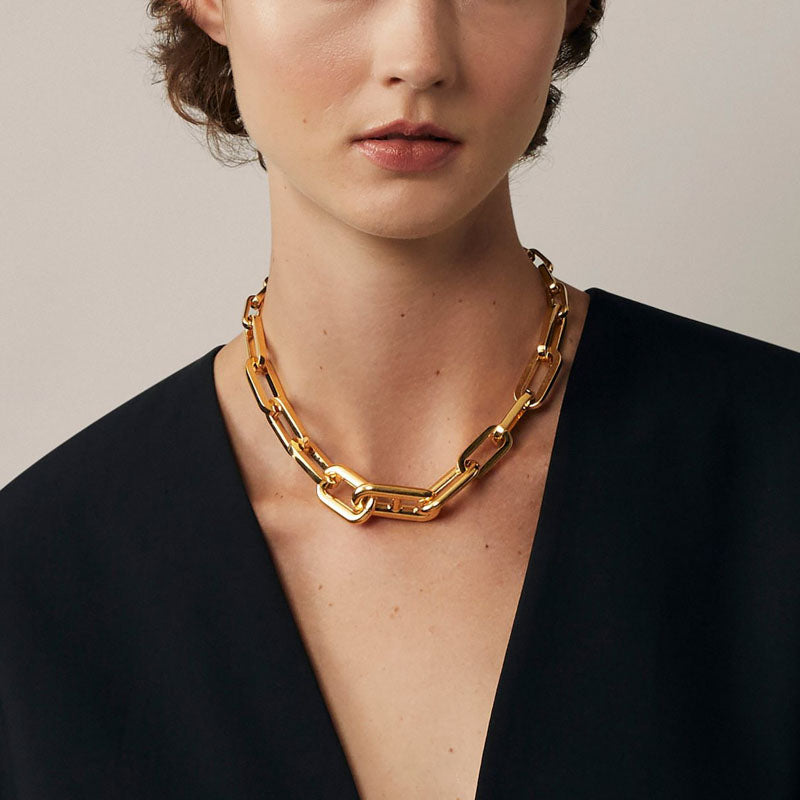 MULBERRY Softie Chunky Necklace in Gold