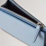 Continental Bifold Zipped Wallet SCG in Poplin Blue