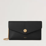 MULBERRY Press Stud Pochette on Chain MCG Bag in Black