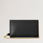 MULBERRY Press Stud Pochette on Chain MCG Bag in Black