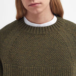 Gansey Crew Neck Sweater in Sage Mix