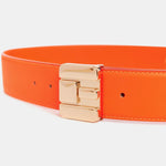 Gelt Logo Buckle Leather Belt in Poppy Field