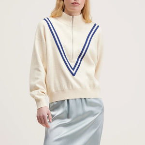 Goppo 1/2 Zip Sweater in Milky Way