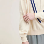 Goppo 1/2 Zip Sweater in Milky Way