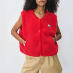 Hoktown Fleece in Strawberry