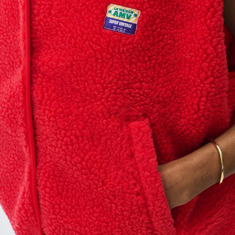 Hoktown Fleece in Strawberry