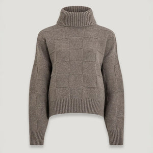 Hop Roll Neck Jumper in Elk