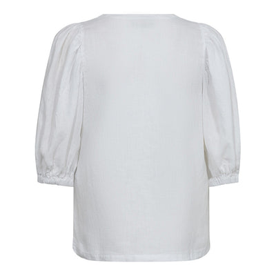 MOS MOSH MMTaissa Linen Blouse in White