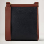 Small Antony Eco Scotchgrain Bag in Black/Cognac