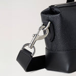 Mini Crossbody Clipper Eco Scotchgrain in Black