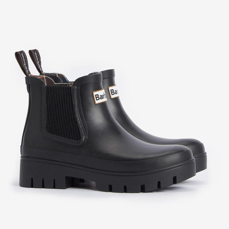 Black barbour wellies online