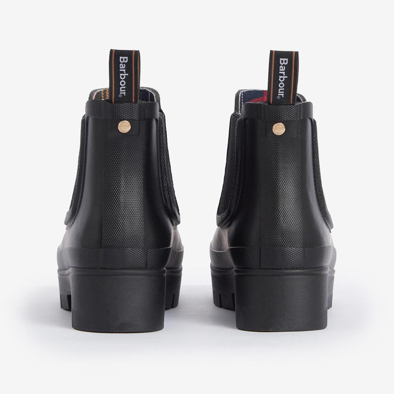 Halton Chelsea Welly Boots in Black