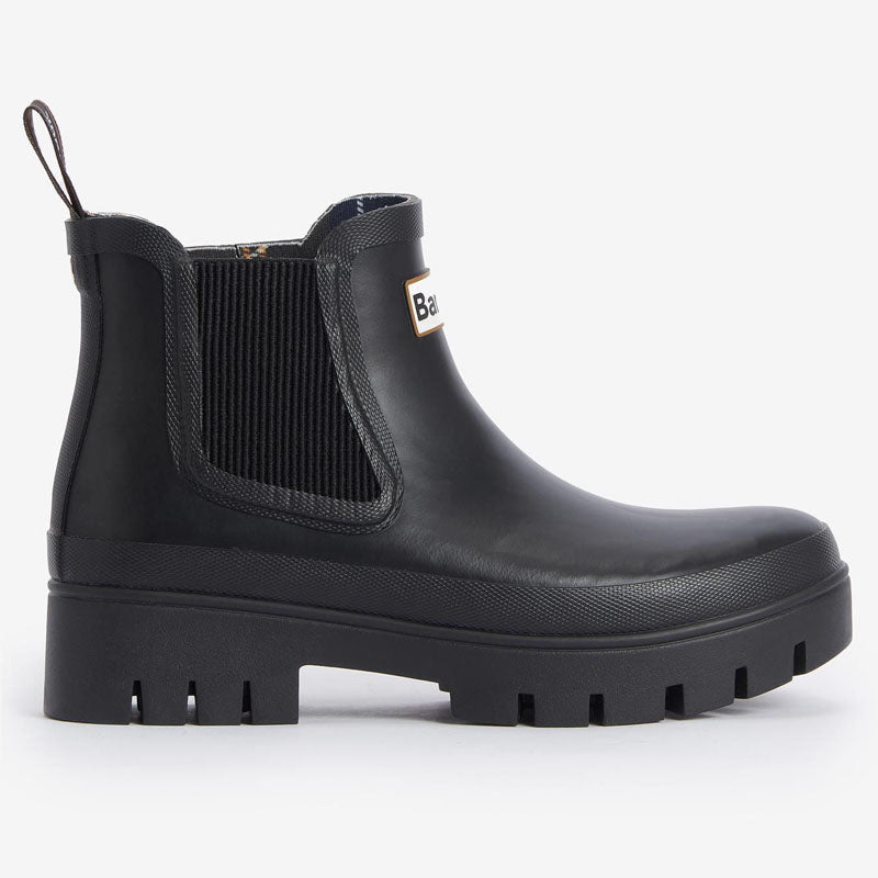 Halton Chelsea Welly Boots in Black