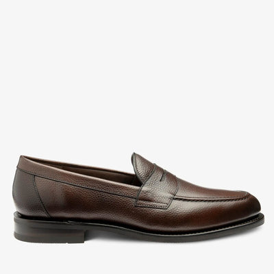 LOAKE Imperial Saddle Loafer in Dark Brown