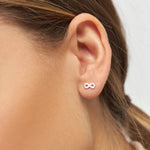 Infinity Earring 1 pcs in Silver