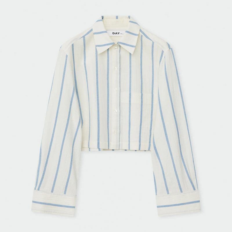 Issa Striped Shirt in Cotton Stripe