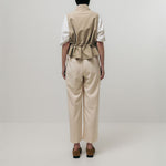 EMIN PAUL Utility Vest Jacket in Beige