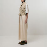 EMIN PAUL Utility Vest Jacket in Beige