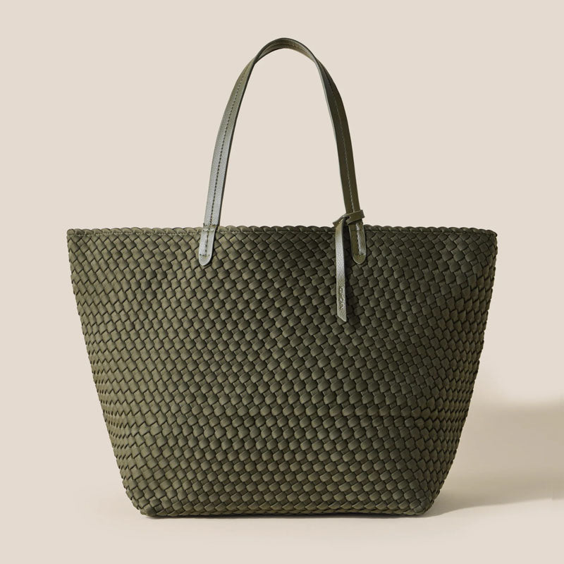 NAGHEDI Jet Setter Large Tote in Olive