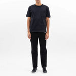 Johannes Organic Pocket T Shirt in Dark Navy