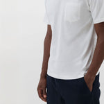 Johannes Organic Pocket T Shirt in White