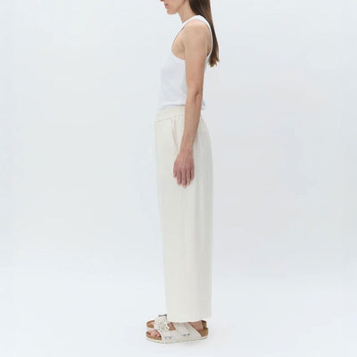 DAY BIRGER ET MIKKELSEN Jonah Classic Gabardine Trousers in Ivory