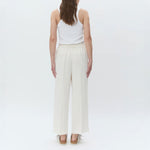 Jonah Classic Gabardine Trousers in Ivory