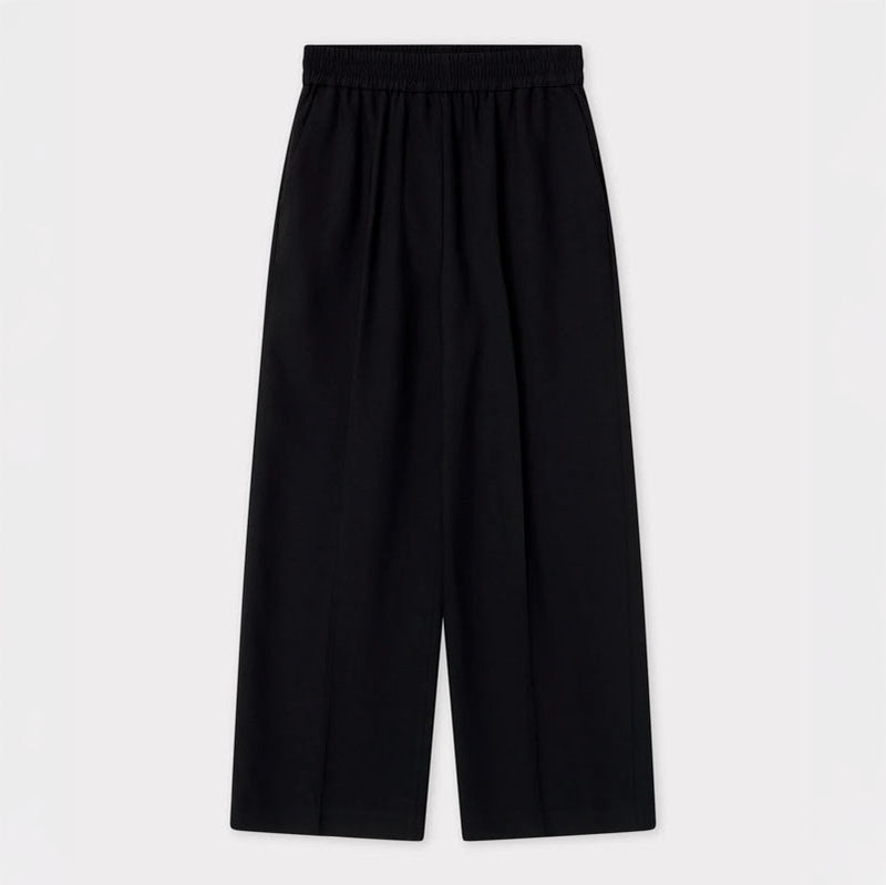 Jonah Classic Gabardine Trousers in Black