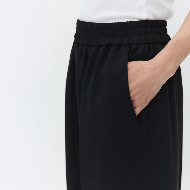 Jonah Classic Gabardine Trousers in Black