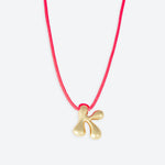 LA MOME BIJOU K Initial Joy Letter Necklace in Gold