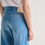 Kansas Wide Leg Jeans in Light Blue Bleach