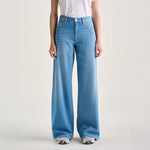 Kansas Wide Leg Jeans in Light Blue Bleach