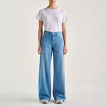 Kansas Wide Leg Jeans in Light Blue Bleach