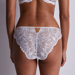 Flowermania Italian Brief in White