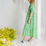 BONTE Loane Dress in Apple Green