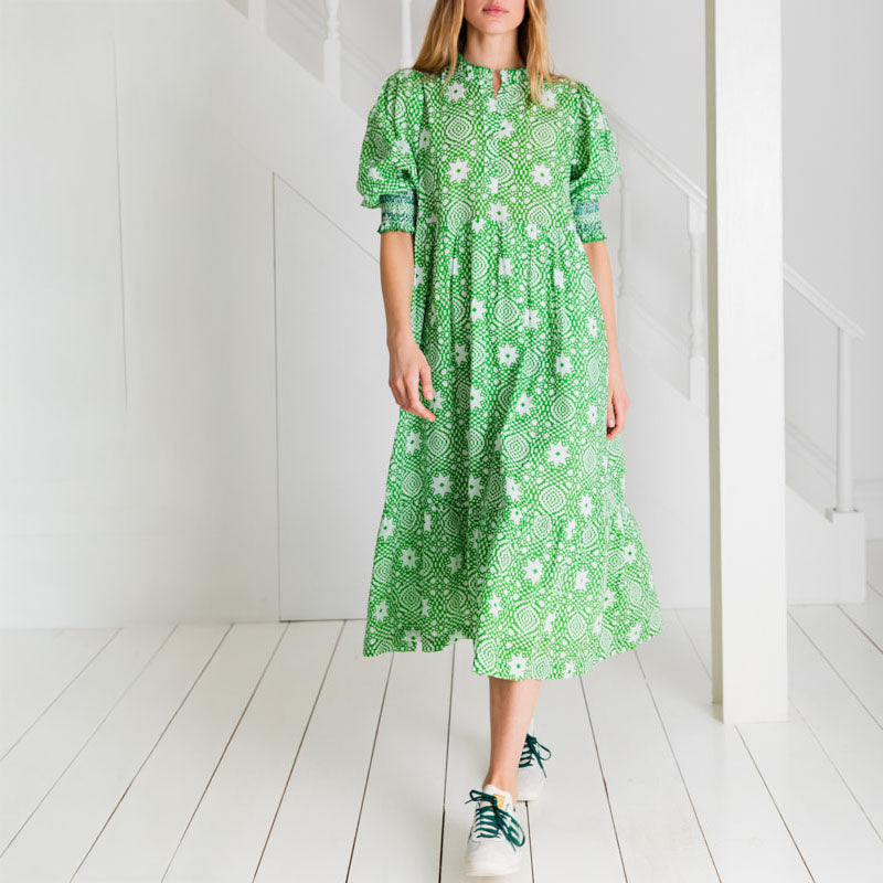 BONTE Loane Dress in Apple Green