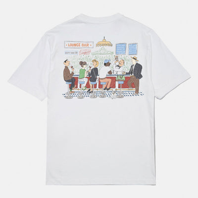 EDMMOND STUDIOS Lounge Bar T-Shirt in Plain White