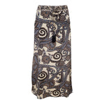 Luna Regular Skirt in Grey Paisley