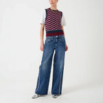 Gracie Side Stripe Jeans in Pasadena Vintage