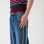 Gracie Side Stripe Jeans in Pasadena Vintage