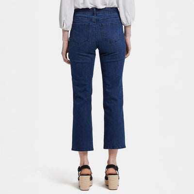 NYDJ Marilyn Straight Ankle Jeans in Ibiza Blues