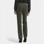 Marilyn Straight Leg Corduroy Jeans in Vine Leaf