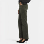 Marilyn Straight Leg Corduroy Jeans in Vine Leaf