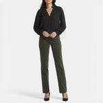 Marilyn Straight Leg Corduroy Jeans in Vine Leaf