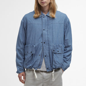 Durham Chambray Casual Jacket in Chambray