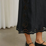 Mckenna Dress in Black Eyelet